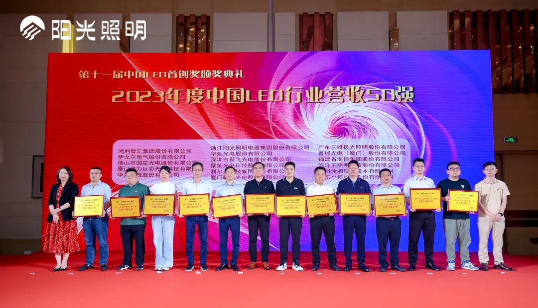 7790必发集团照明成功斩获营收50强与知识产权50强两项大奖